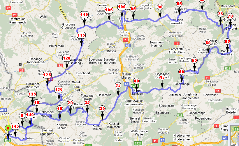 Le parcours de la Gorge du Loup Grand parcours