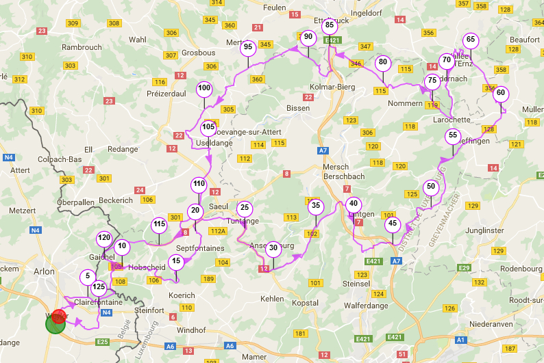 A travers le Luxembourg A travers le Luxembourg