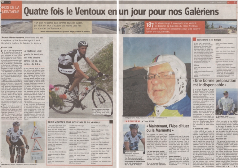 Artcile de l'Avenir du Luxembourg http://www.lavenir.net/