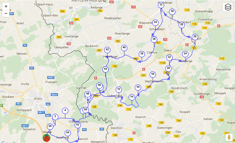 A travers le Luxembourg A travers le Luxembourg